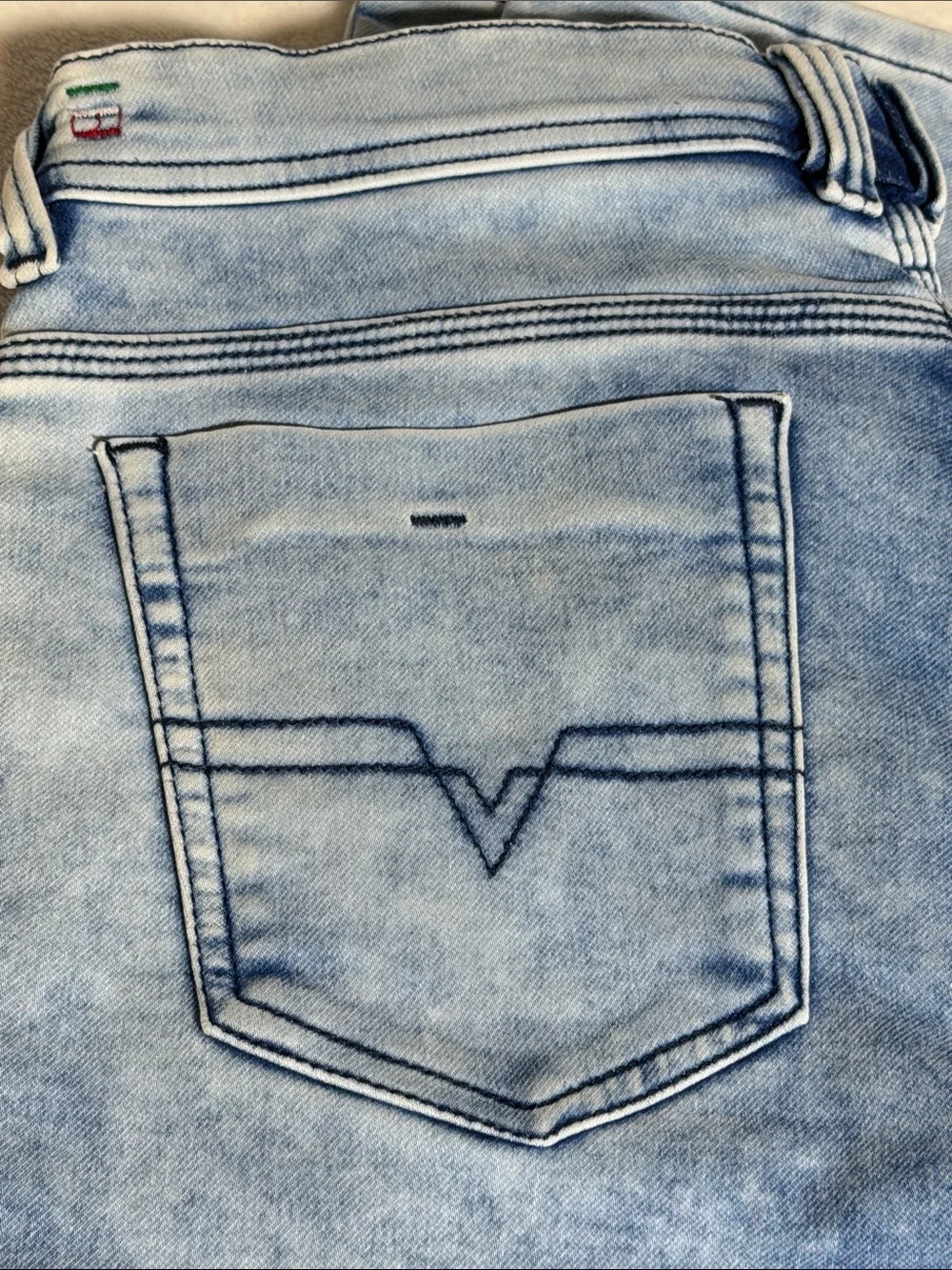 Diesel Industry 1978 light stone washed jeans 👖